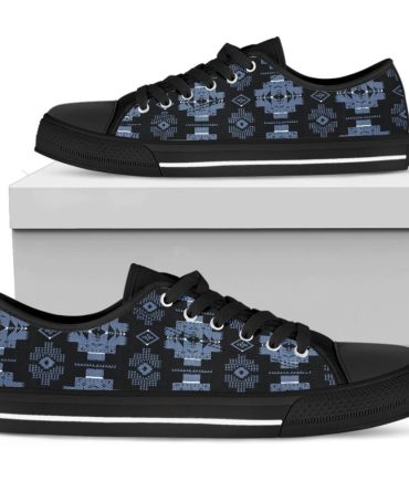 Pattern Native American Low Top Canvas Shoe