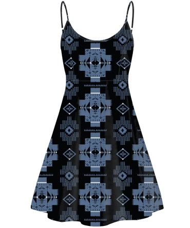 Pattern Native American Strings Dress