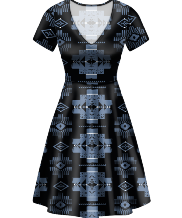 Pattern Native V-Neck Dress
