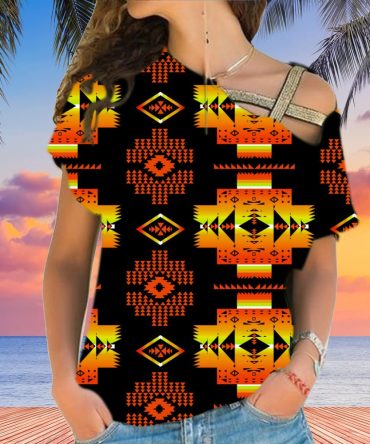 Native American Cross Shoulder Shirt