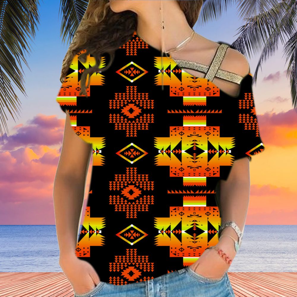 Native American Cross Shoulder Shirt