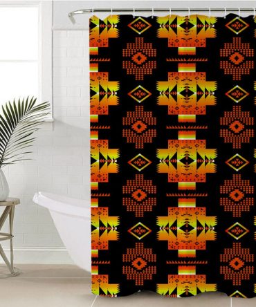 Native Pattern Shower Curtain