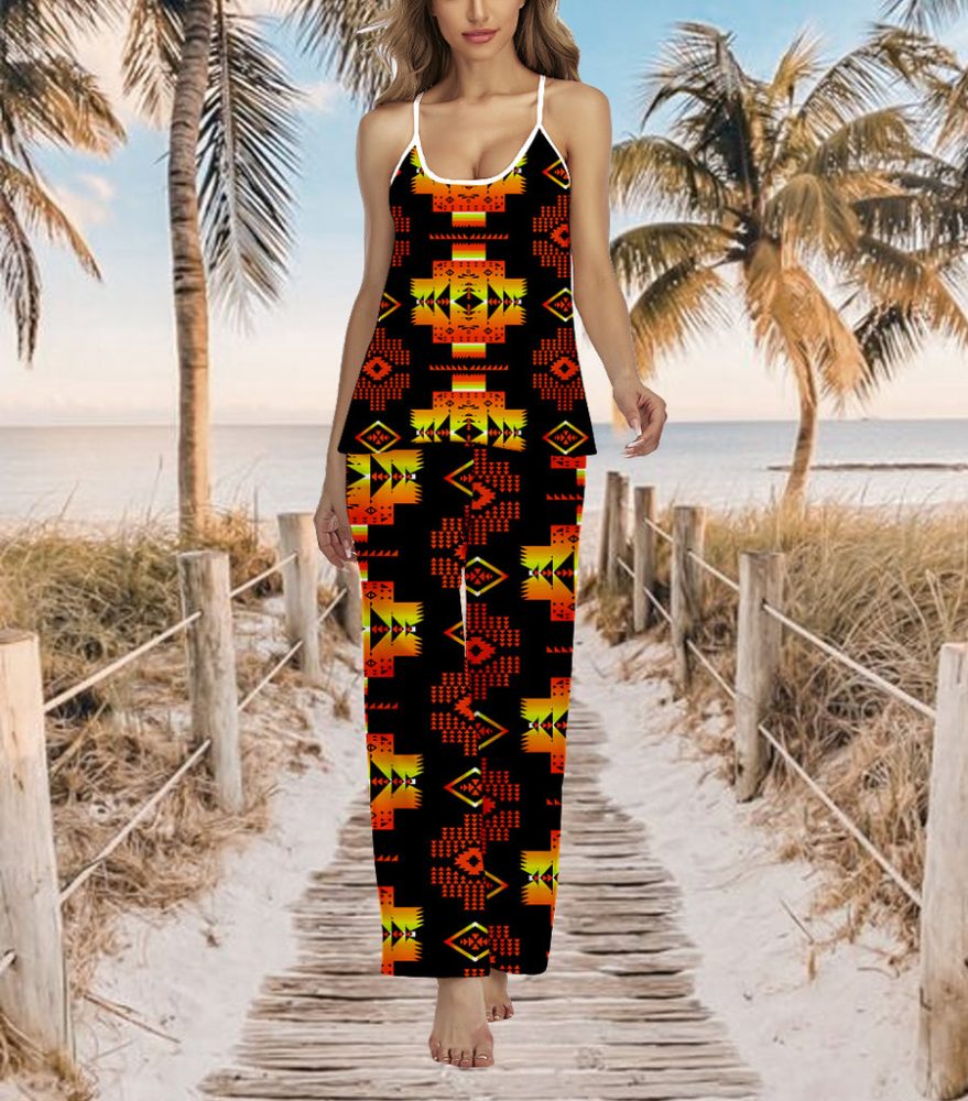 Pattern Native American 3D Cami Pajamas