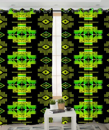 Pattern Native American Living Room Curtain