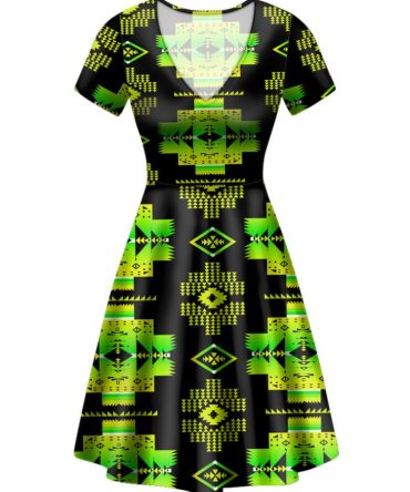 Pattern Native V-Neck Dress