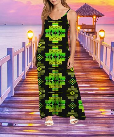 Tribe Design Native American Maxi Dress