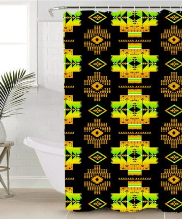 Native Pattern Shower Curtain