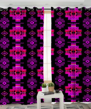 Pattern Native American Living Room Curtain