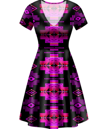 Pattern Native V-Neck Dress