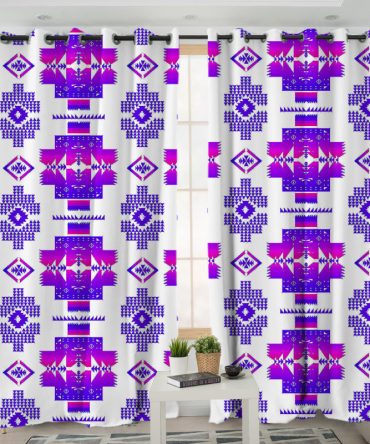 Pattern Native American Living Room Curtain