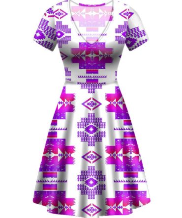 Pattern Native V-Neck Dress