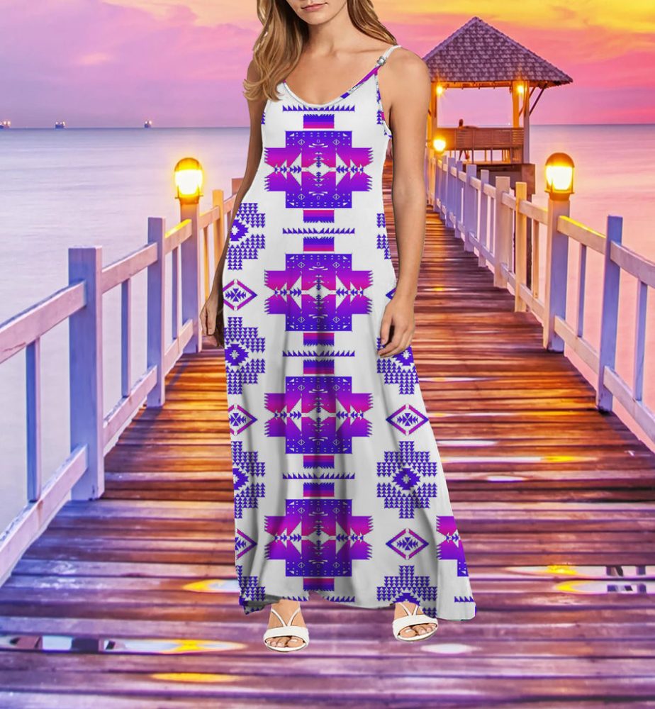 Tribe Design Native American Maxi Dress