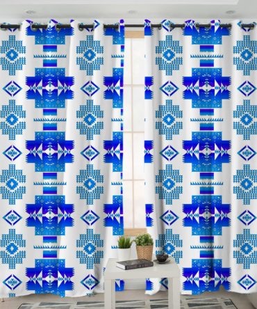 Pattern Native American Living Room Curtain