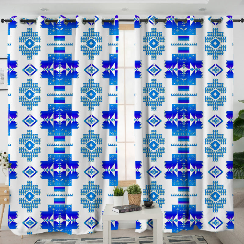 Pattern Native American Living Room Curtain
