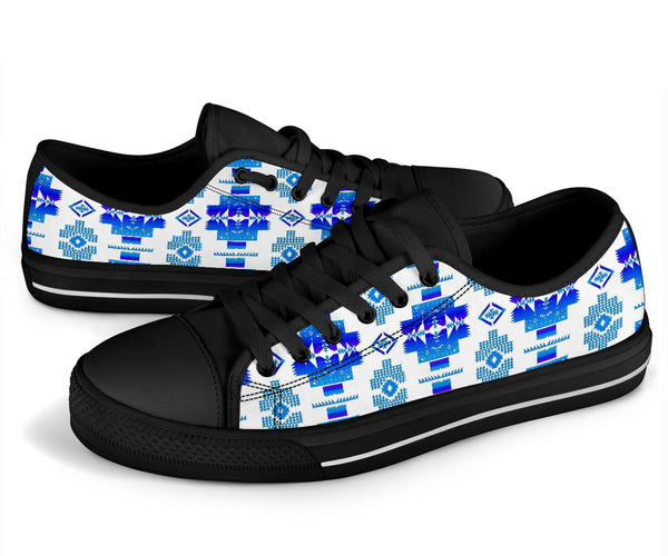 Pattern Native American Low Top Canvas Shoe - Image 4