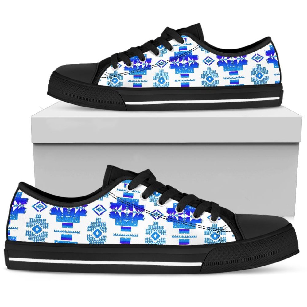 Pattern Native American Low Top Canvas Shoe