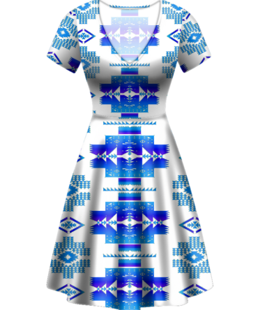 Pattern Native V-Neck Dress