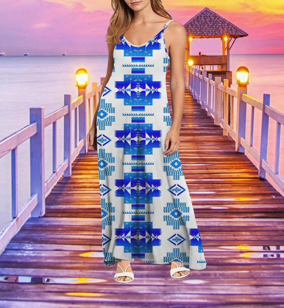 Tribe Design Native American Maxi Dress