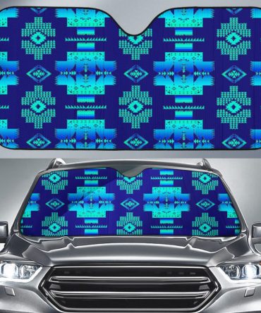 Native American Design Auto Sun Shades