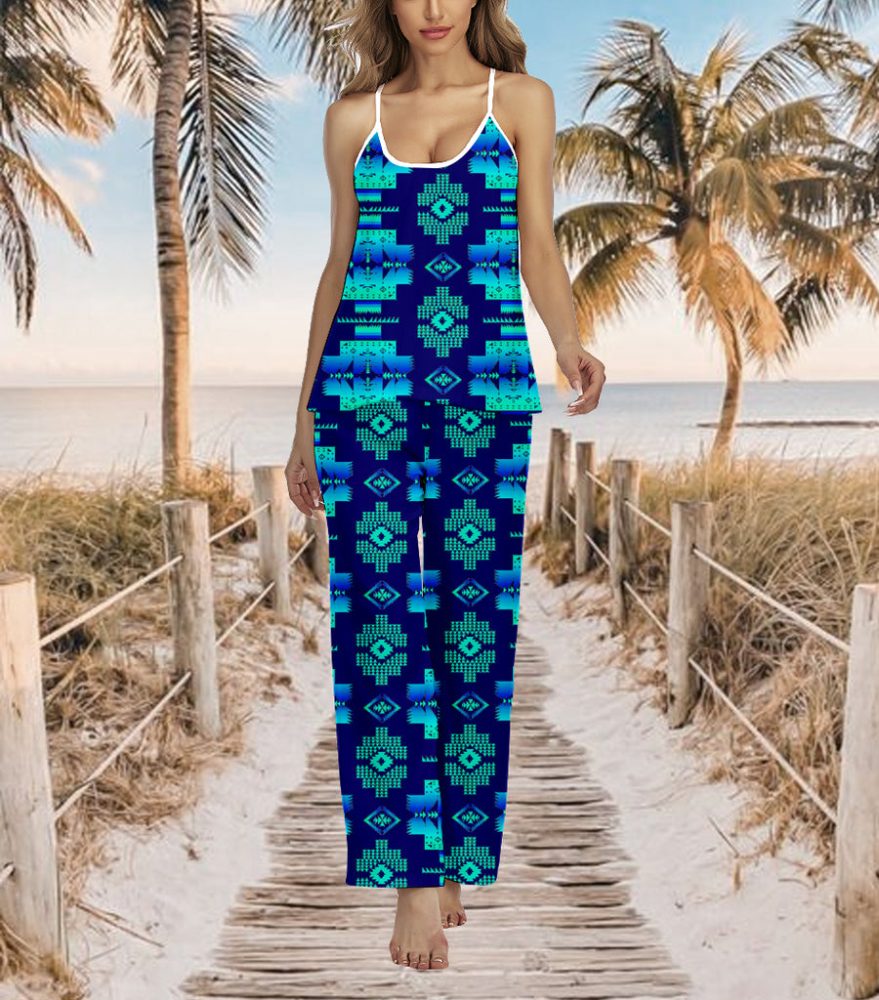 Pattern Native American 3D Cami Pajamas