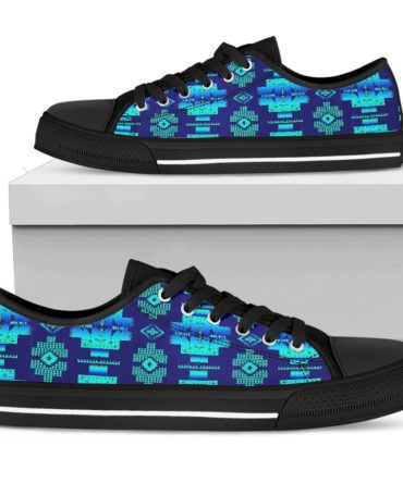Pattern Native American Low Top Canvas Shoe