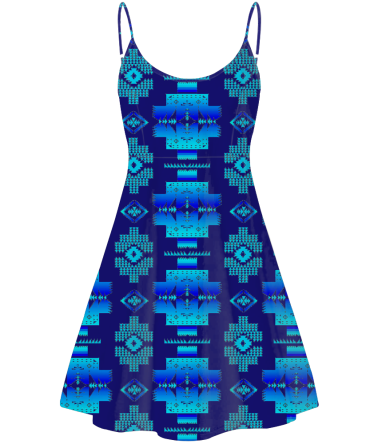 Pattern Native American Strings Dress