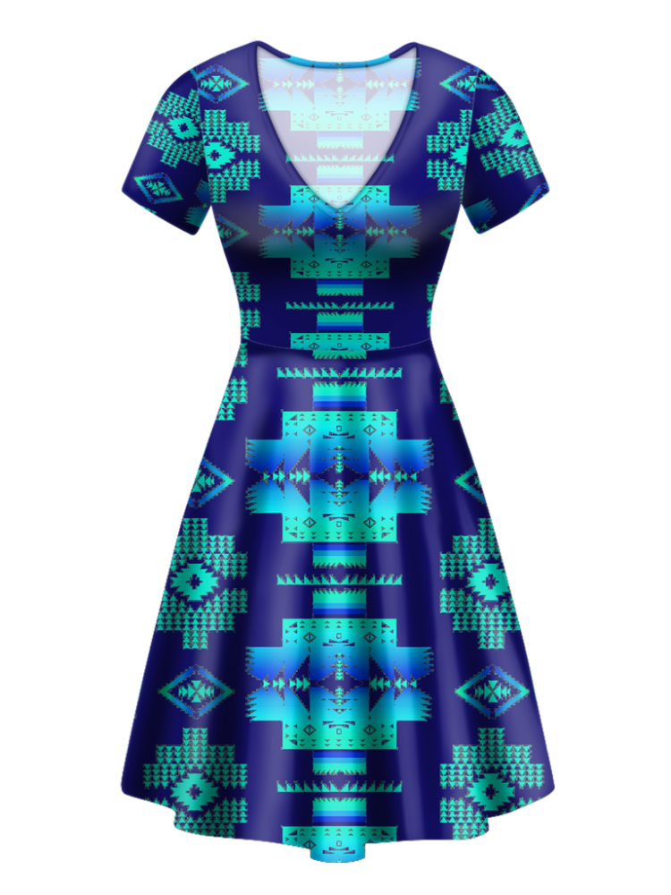 Pattern Native V-Neck Dress
