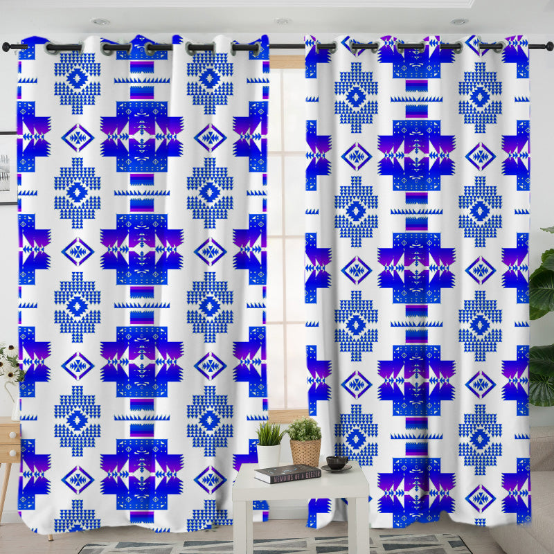 Pattern Native American Living Room Curtain