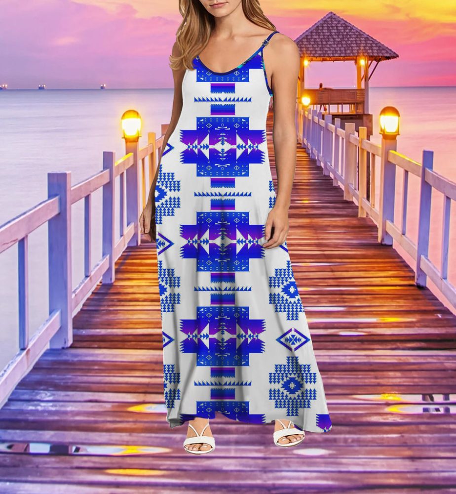 Tribe Design Native American Maxi Dress