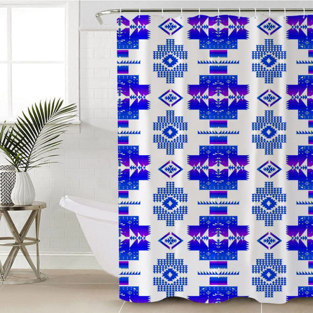 NAT00720Native Pattern Shower Curtain