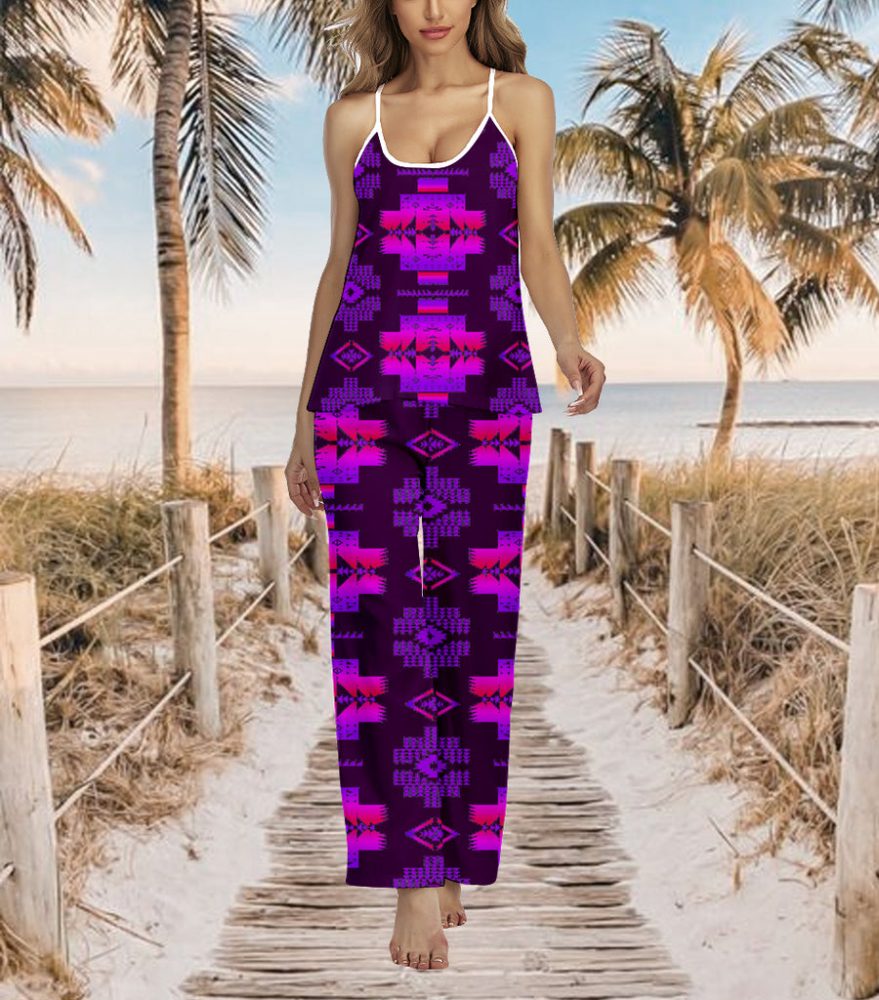 Pattern Native American 3D Cami Pajamas