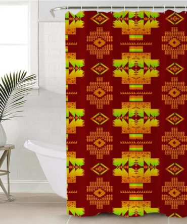 Native Pattern Shower Curtain