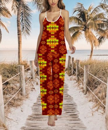 Pattern Native American 3D Cami Pajamas