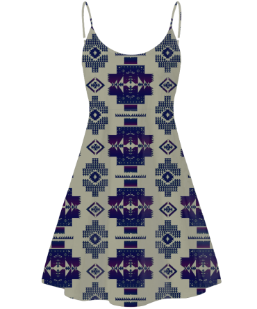 Pattern Native American Strings Dress