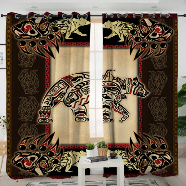 Pattern Native American Living Room Curtain - Image 3