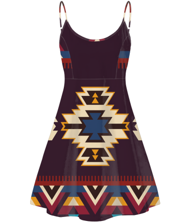 Pattern Native American Strings Dress