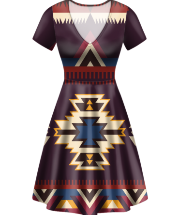 Pattern Native V-Neck Dress