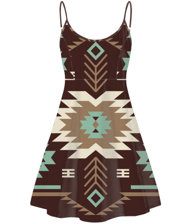 Pattern Native American Strings Dress