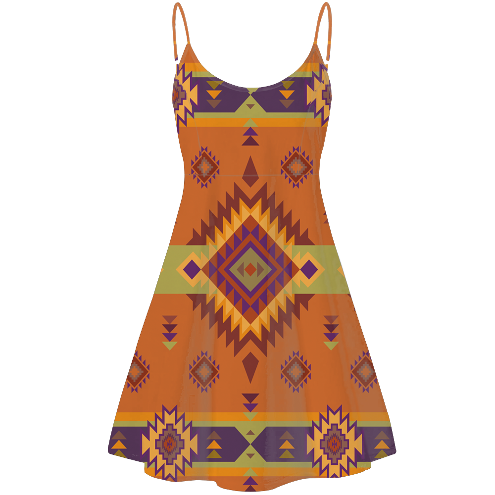 Pattern Native American Strings Dress