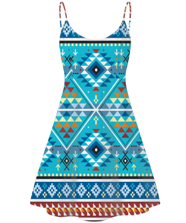 Pattern Native American Strings Dress