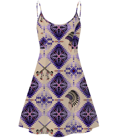 Pattern Native American Strings Dress