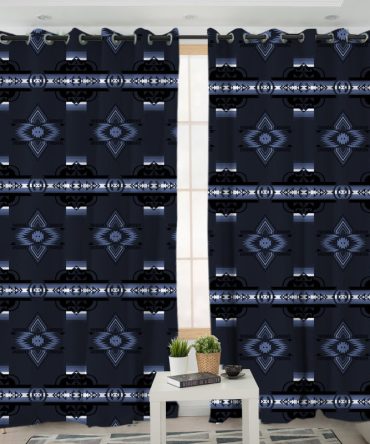 Pattern Native American Living Room Curtain