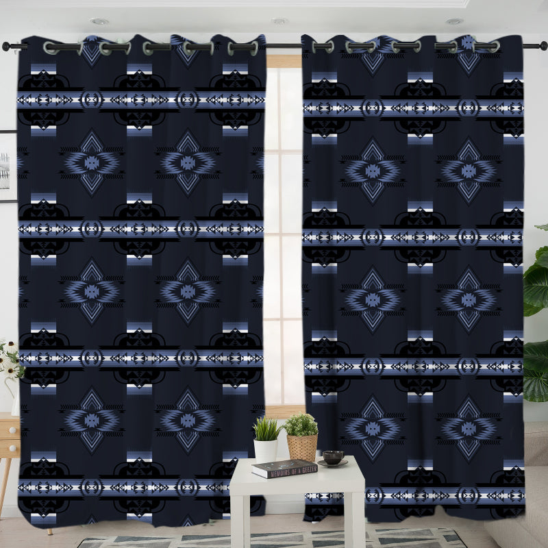 Pattern Native American Living Room Curtain