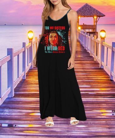 Black Pattern Native Maxi Dress