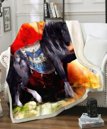 Horse Fleece Blanket