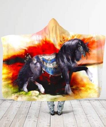 Horse Hooded Blanket - Men Women