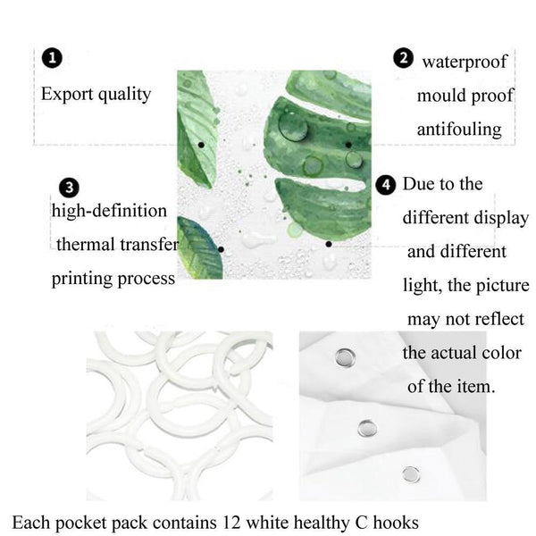 Indian Catcher Wolf Shower Curtain Fabric Shower Curtain Set - Image 4