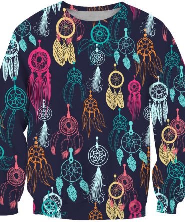 Indian Dreamcatchers Native American 3D Sweatshirt