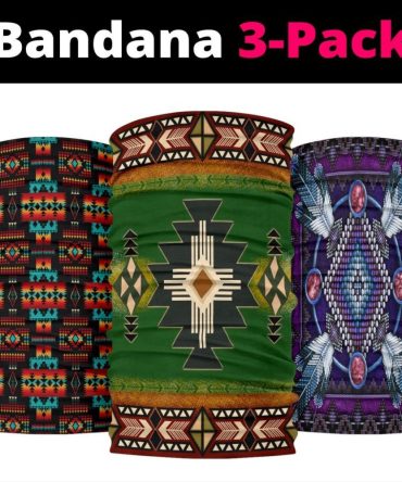 Indigenous Native American Bandana 3-Pack