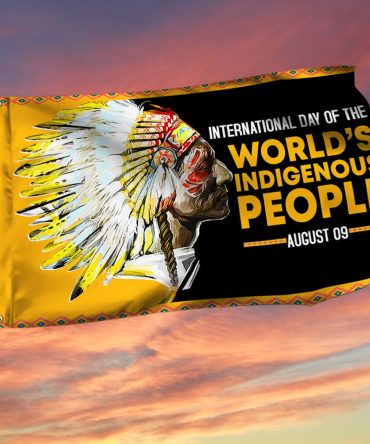 International Day of the World's Indigenous People Grommet Flag